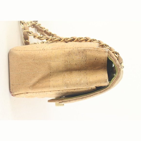 Chanel Rare Cork Chevron Classic Flap 1CJ725K - Picture 5 of 12